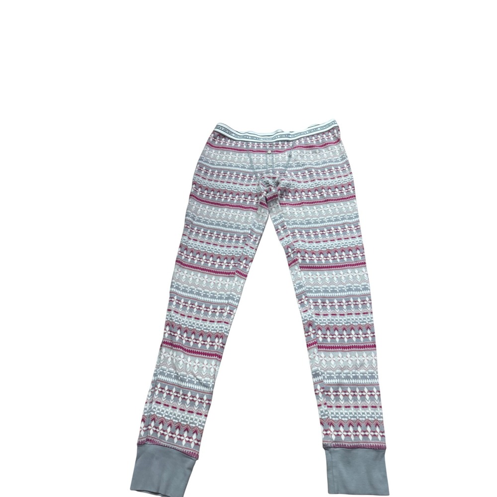 Victoria's Secret Pink Fair Isle Print Thermal Leggings M